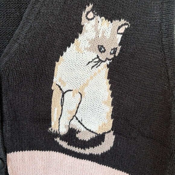Vintage Blair Boutique Cat Sweater Vest XL Cat Lady Aesthetic Novelty Grannycore - Picture 5 of 11